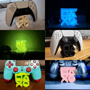 2pcs Ps5 Controller Storage Display Stand Base, Stylish Desk Organizer for Ps5 Wireless Game Controllers, Ideal Gift for Gaming Room Decor