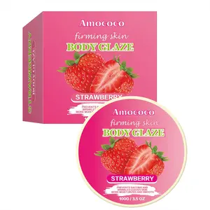 Strawberry Body Glaze – Firming & Moisturizing Body Cream For Dry Skin, Wrinkles & Body Odor – 100g