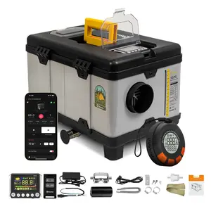 Sunster TB10PRO 5-8KW Diesel Air Heater with Remote Control & LCD Screen, Fast Heating, Low Noise, Bluetooth App, 110V Adapter, DC12/24V, Portable for Truck Van RV Trailer Camper