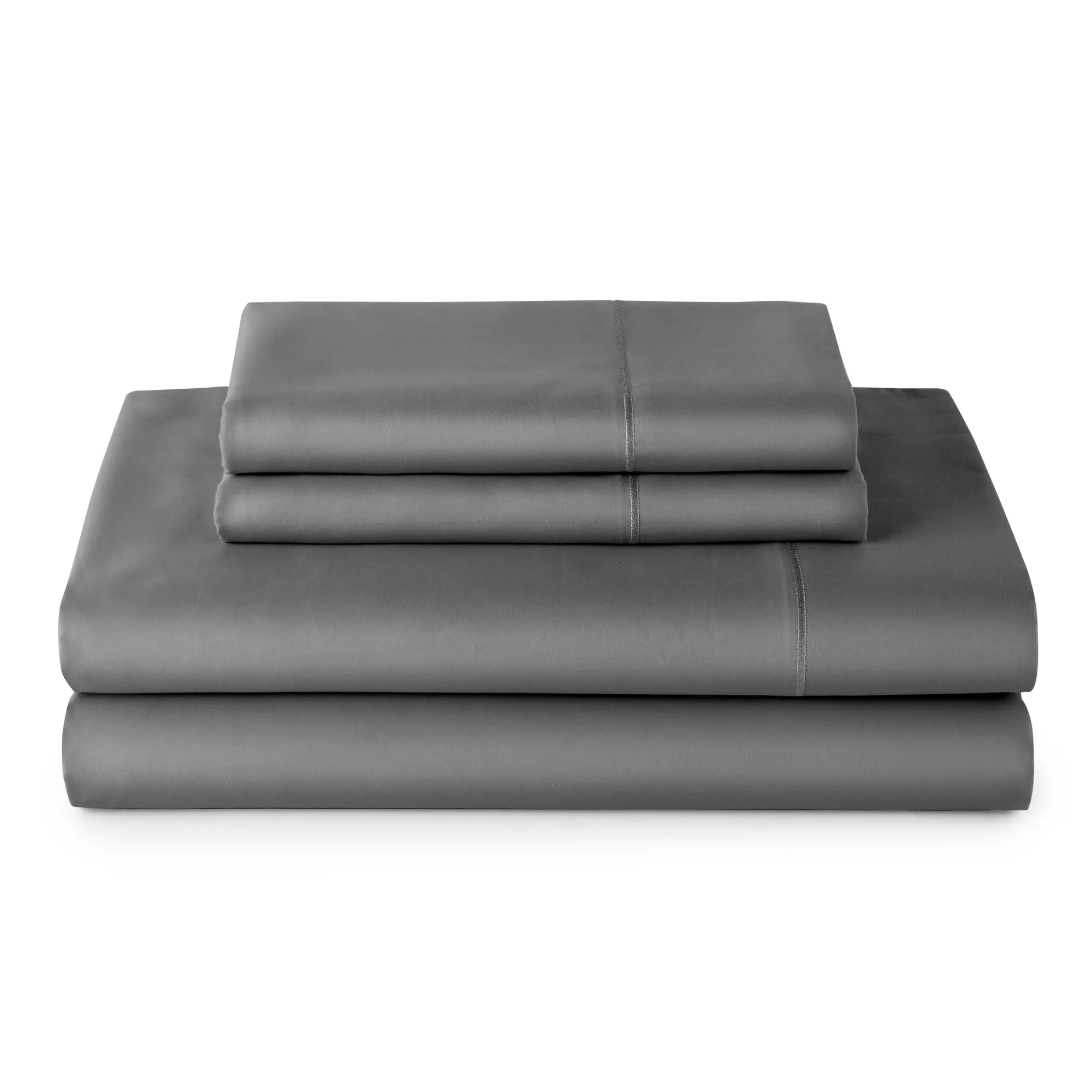Better Homes & Gardens 400 Thread Count Cotton Sateen Sheet Set - Deep Pocket Flexi-Fit Bedding, Wrinkle Resistant Cooling Sheets with Pillowcases