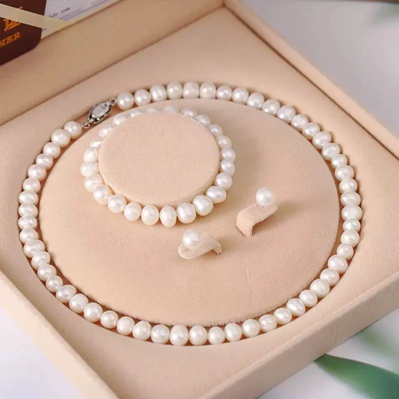Timeless Freshwater Pearl Set – 3-Piece Elegant Gift Set