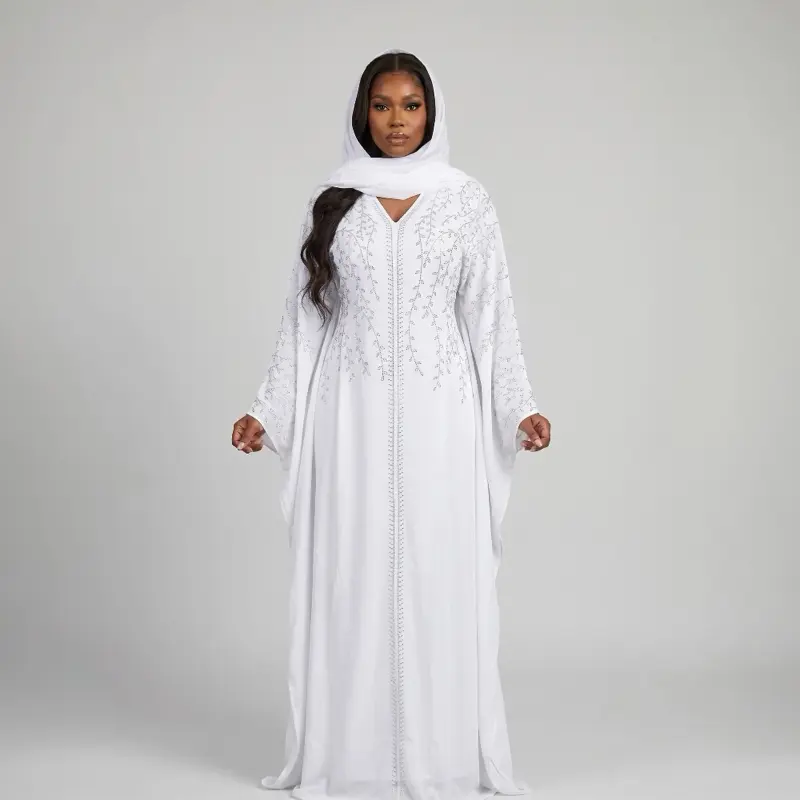Layali Rhinestone Butterfly Abaya