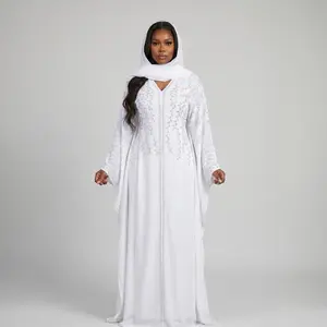Layali Rhinestone Butterfly Abaya