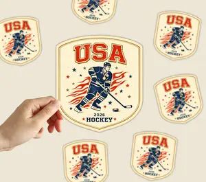 USA Hockey Olympics 2026 Gold Medal Stickers, Championship Ice Hockey Decal Pack for Car, Cooler, Travel Gear, Sports Fan Gift