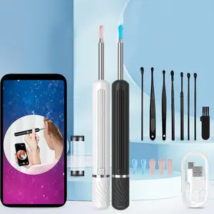 Wireless Electric Earwax Removal Kit, HD Visual Ear Cleaner & Accessories, Professional Ear Wax Removal Tool Kit for Women & Men, Portable Ear Cleaner