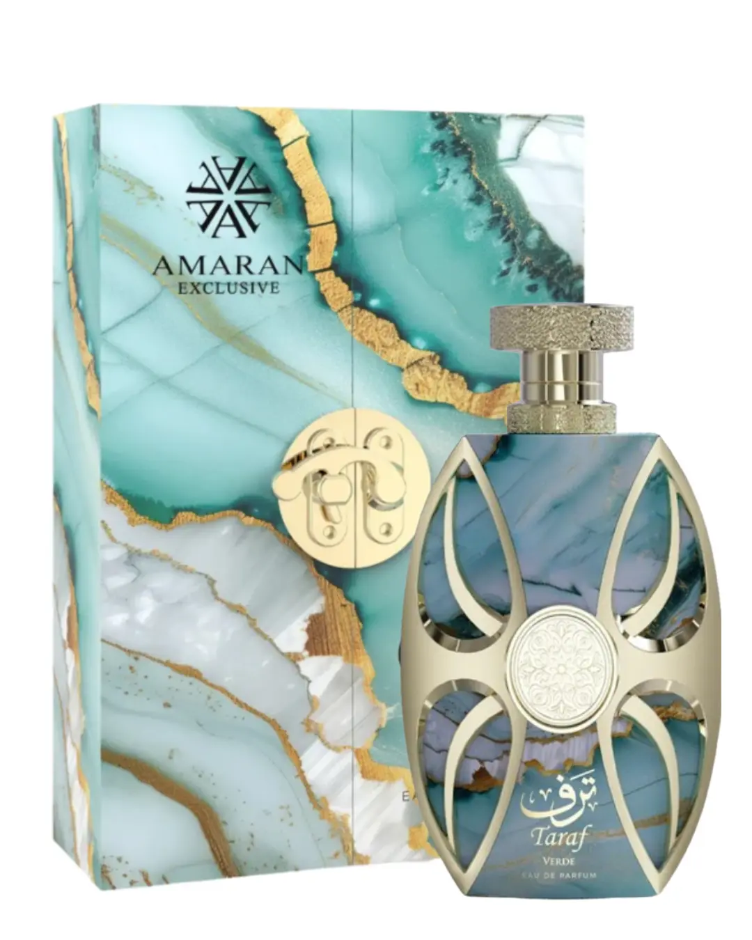 Amaran Taraf Verde Unisex Fragrance - 100ml (3.4oz) Aromatic, Floral, Amber, Musky Scent with Floral Woody Musk Notes, Refreshing Modern Fragrance for Sale, Musk Unisex Fragrance