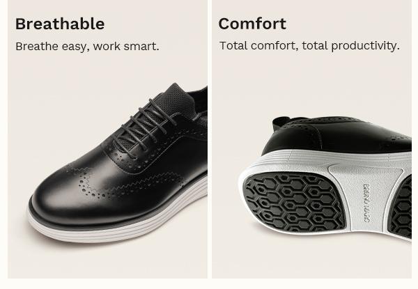 BRUNO MARC Men's Shoes, MaxFlex Oxford Dress Sneakers with Arch Support and Non-Slip Sole for Casual to Formal, Workday to Weekend Wear, Business Style Shoes