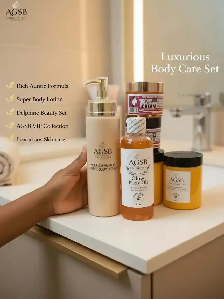 Delphine Beauty by AGSB VIP RICH AUNTIE + SUPER BODY LOTION (Set)
