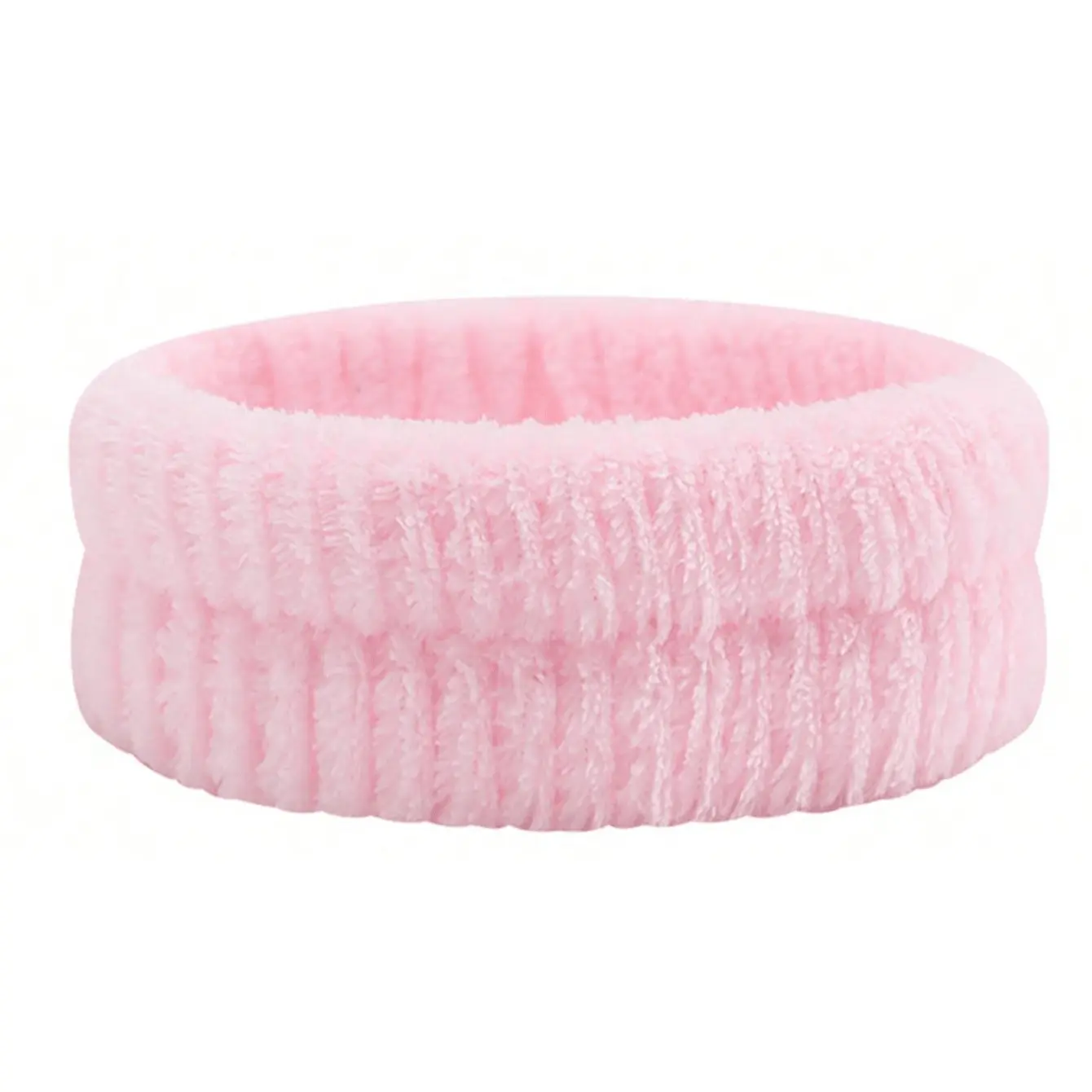 Ultra‑Soft Microfiber Women's Headband & Wristbands Set, Adjustable Elastic Sweat‑Wicking Hair Bands for Spa, Makeup, Face Washing, Showering, Yoga and Fitness Workouts.