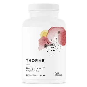 Thorne Methyl-Guard - Methylation Support Supplement with Folate and Vitamin B12 - 180 Capsules Healthcare Dietary Edible Fitness