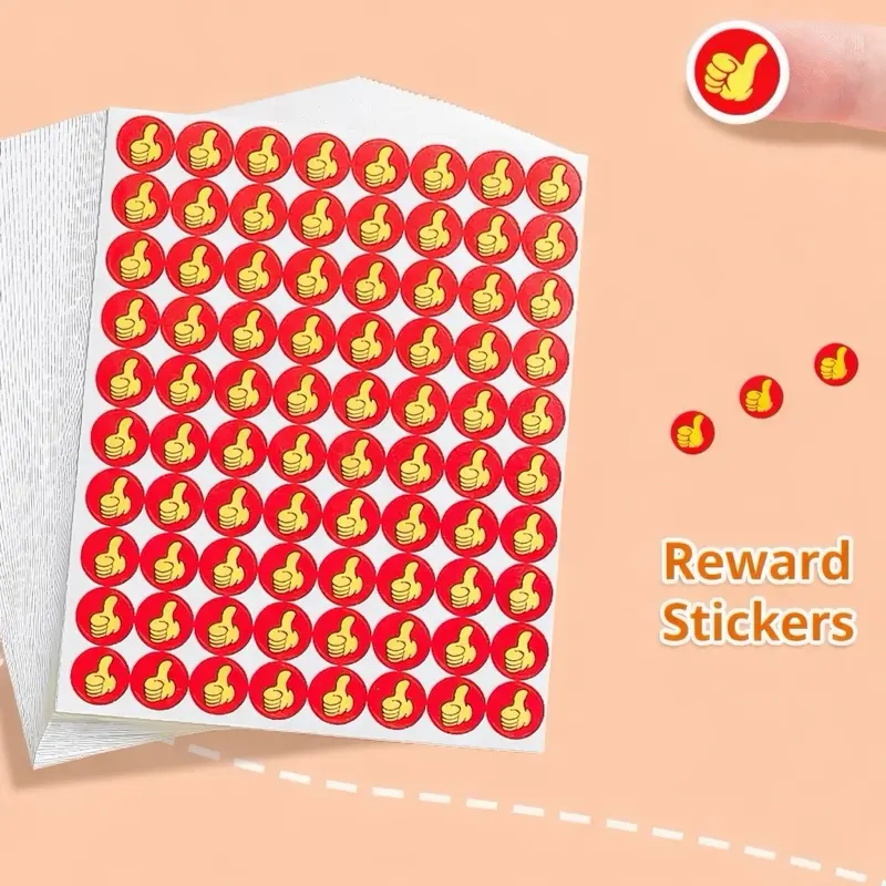Buy 1 get 1 Cute Thumbs Up Reward Stickers for Kids and Teachers 80 stickers per sheet