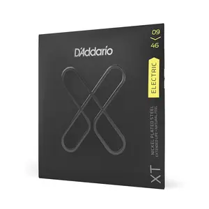 D'Addario XTE0946 XT Electric Guitar Strings Super Light Top Regular Bottom