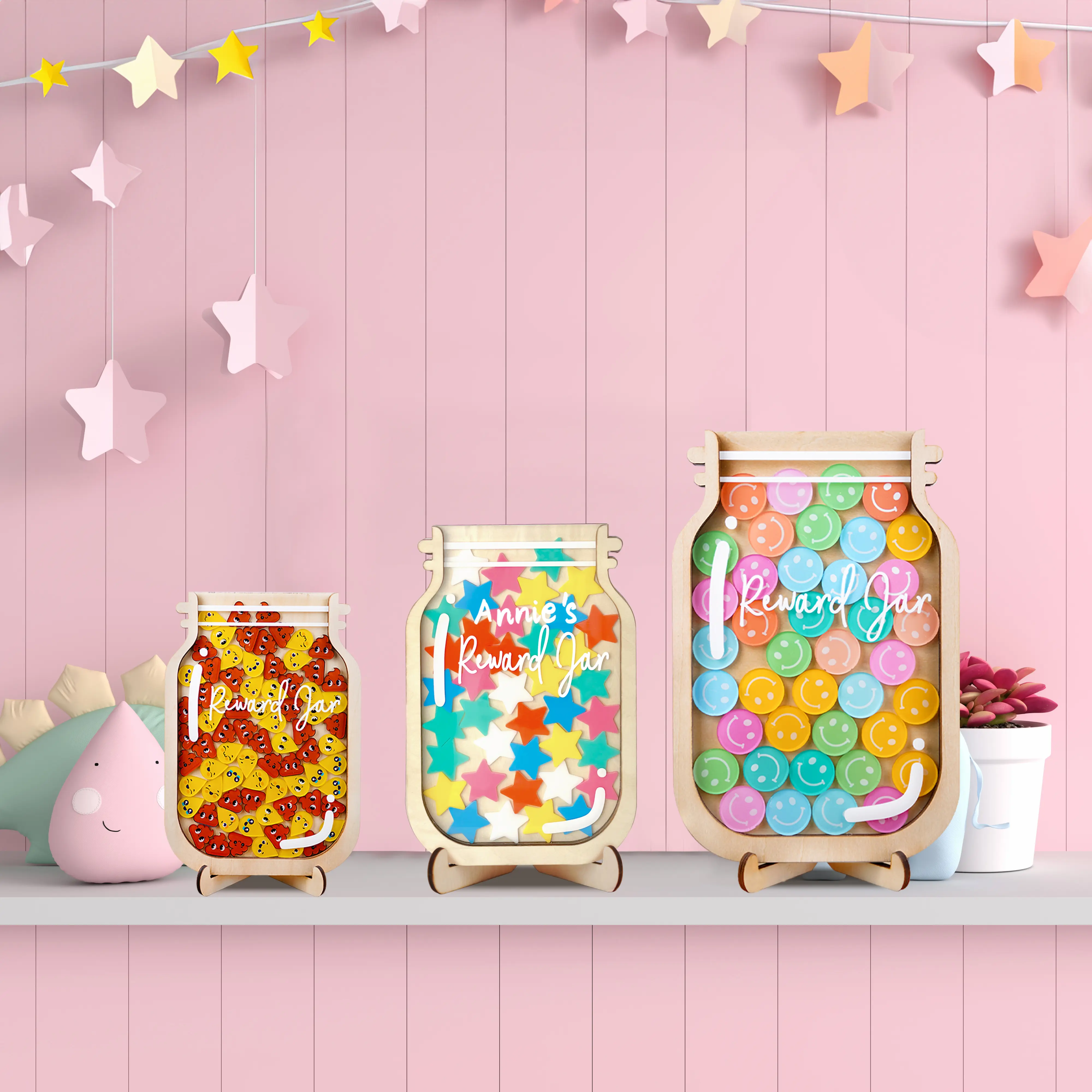 Reward Jar for Kids Good Classroom Behavior, Perfect for Potty Training & Classroom Behavior Tracking, Teacher Classroom Decor, School Supplies, Teacher Stuff, Classroom Decorations