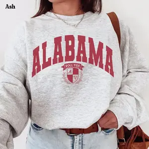 [Sale Up To 60%] - Alabama Bama Sweatshirt | Varsity Vintage aesthetic Long sleeve | Cute Cozy Crewneck | Alabama Retro shirt |comfy Crewneck |Trendy