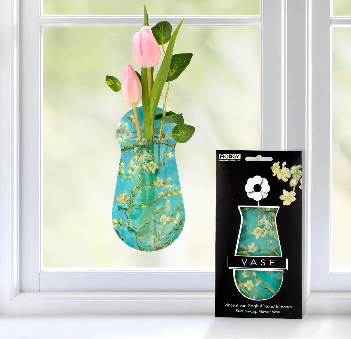 Vincent van Gogh Almond Blossom Suction Cup Bud Vase