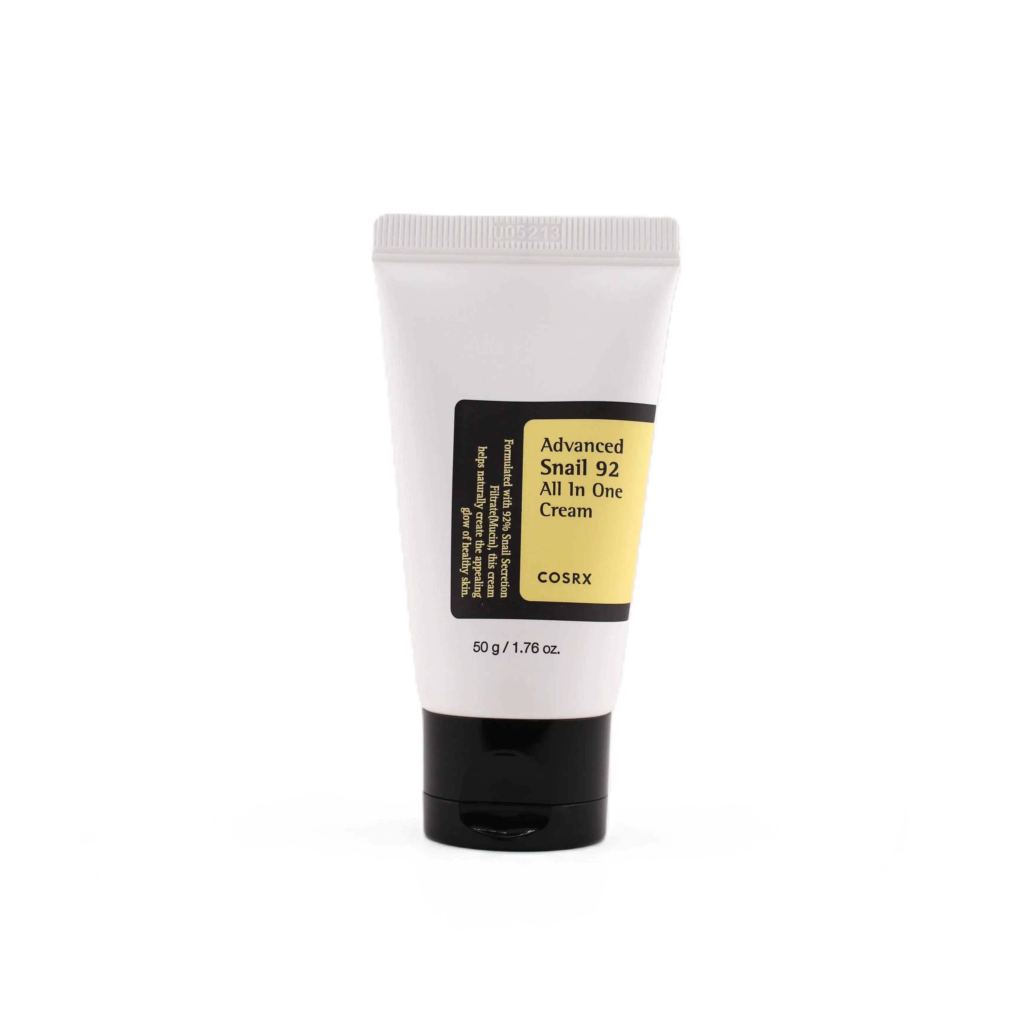 COSRX Advanced Snail 92 All-In-1 Cream Tube (50g) - Snail Mucin Moisturizer for All Skin Types, Hydrate & Boost Moisture, Sensitive Skin Repair, Lightweight Facial Hydrator with Mask Benefits