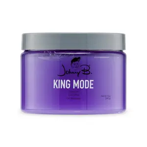 JOHNNY B. King Mode Professional Hair Styling Gel - 12 oz, Male Haircare Product with Subtle Scent