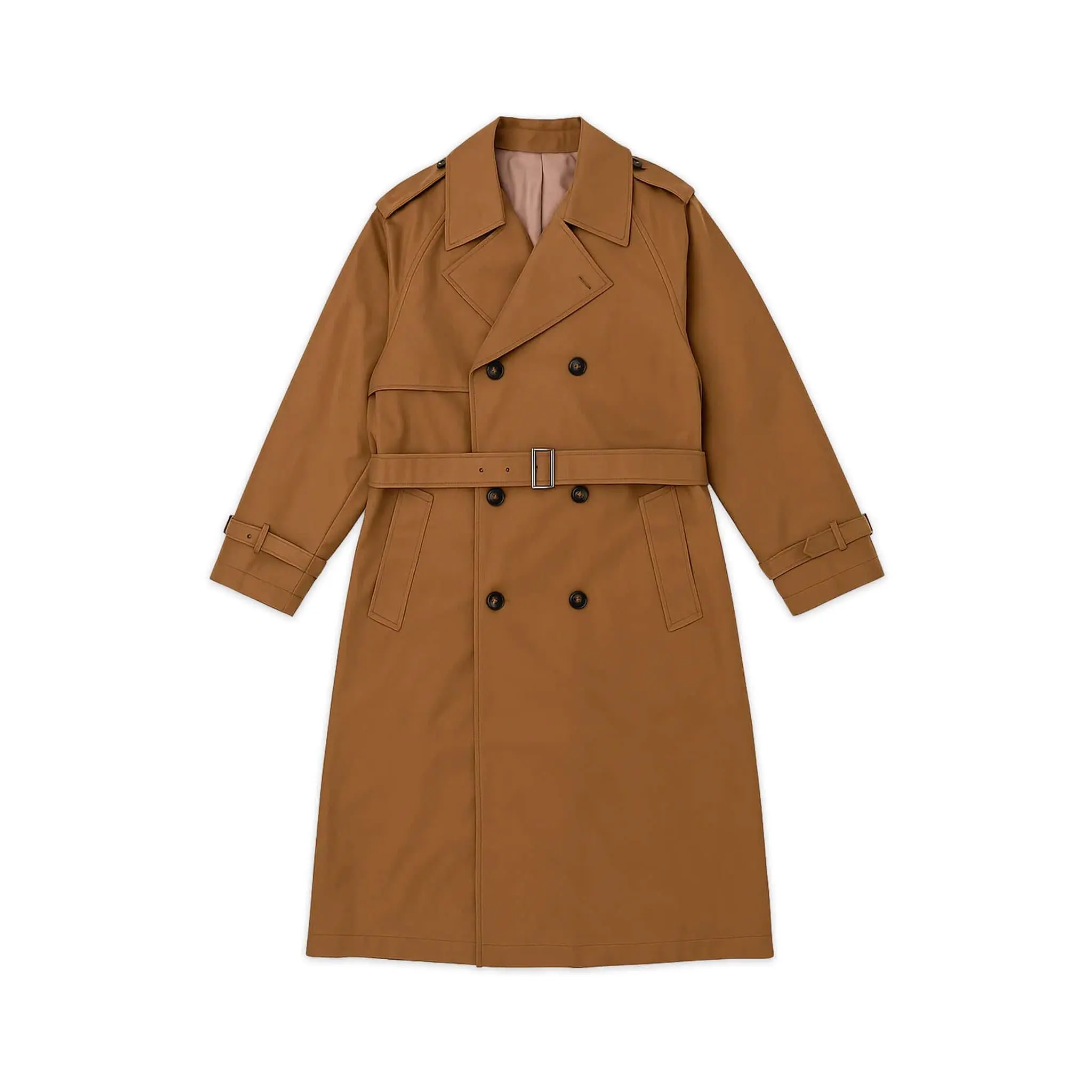 Men’s Camel Trench Coat – Manny