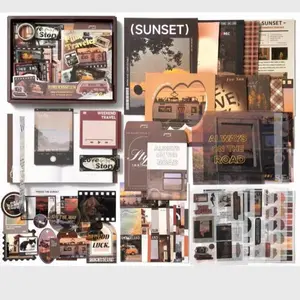 Time Traveler Series Scrapbook Kit - 116 Pieces with Journaling Supplies for Women and Teenage Girls - DIY Birthday and Holiday Gifts