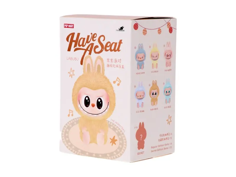 Pop Mart Labubu The Monsters Have a Seat Vinyl Plush Single Blind Box, from StockX Pop Mart Labubu The Monsters Have a Seat Vinyl Plush Single Blind Box, from StockX