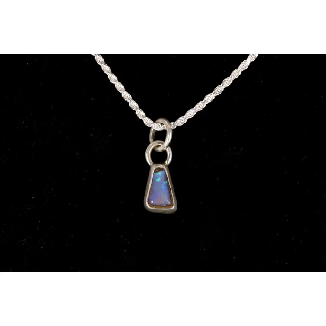 Australian Boulder Opal With A Beautiful Blue Flash