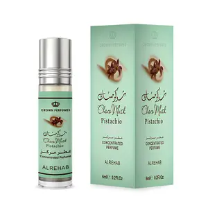 Al Rehab Choco Musk Pistachio for Unisex Concentrated Perfume, 0.2 Ounce