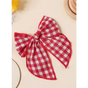 Red Gingham Bow