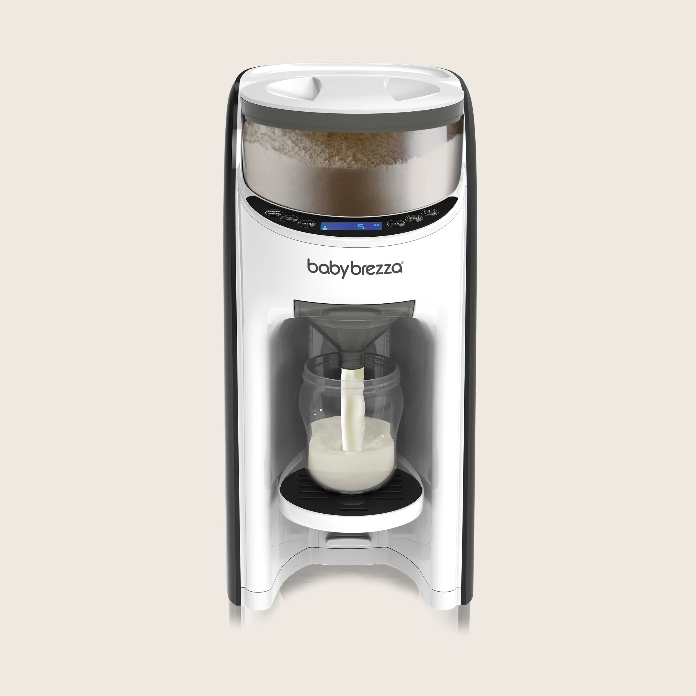 Baby Brezza Formula Pro Advanced Formula Dispenser Machine - Automatically Mix a Warm Formula Bottle Instantly - Easily Make Bottle with Automatic Powder Blending