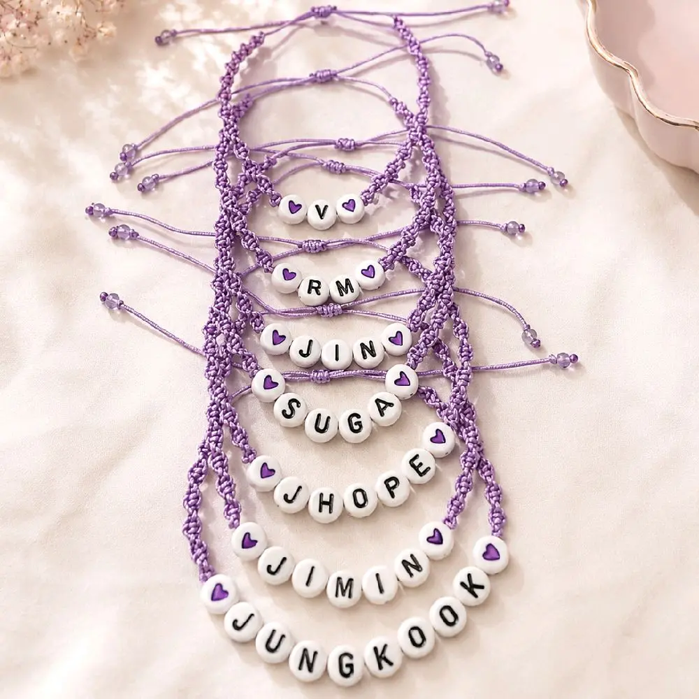 Pulseras Personalizadas con Nombre , Set de 7 Pulseras