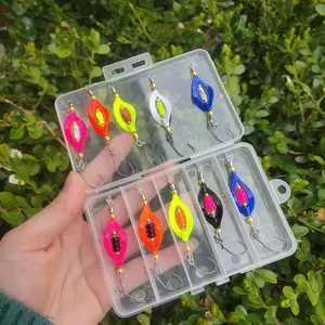 10 Pack Rotating Sequins Set, Lure Hand Twister UV Sequins, High Speed Fishing Bait Fake Lures, Bass Fishing Gear