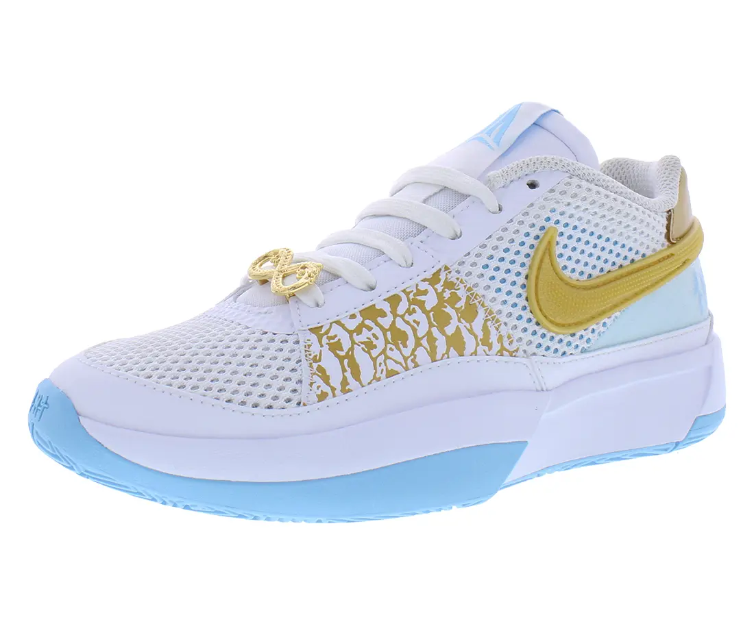NIKE JA 1 GS Girls' Junior Size Lace-Up Tennis Trainers, Bold Multi-Color All-Seasons Athletic Sports Footwear