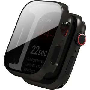 2 Pcs Anti-peep Privacy Watch Screen Protector, Hard PC Watch Screen Protective Film, Wearable Accessories for Apple Watch Series 9/8/7/6/5/4/SE/SE2/Ultra/Ultra