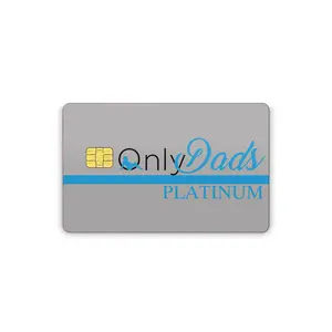 Credit Card Skins- With Easy Pull Tabs Only Dad's Platinum Vinyl Decal for Transportation Key, Debit, Credit Card Covering Personalizing Bank Card Slim, Waterproof Vinyl Skins