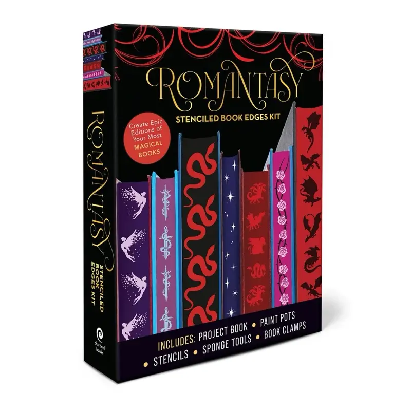 Romantasy Book Stencil Kit