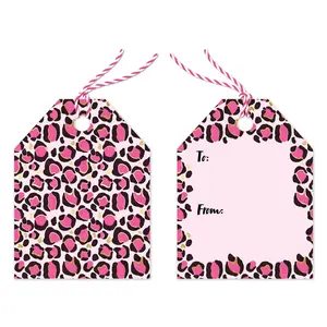 Pink Leopard Gift Tags