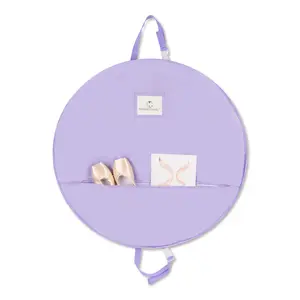 Small Pancake Tutu Garment Bag with pockets - Lilac Purple, 30"