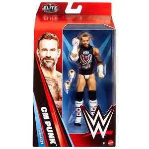 MATTEL WWE Elite Collection Series 121 CM Punk Action Figure 6 Inches Tall with 25 Points of Articulation