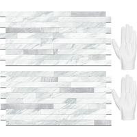 Volakas White + Metal Silver