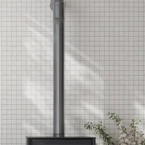 Warm Beige 12x12 Matte Square Stone-look Porcelain Mosaic Tile (11 pack, 10.66 sq ft/case)