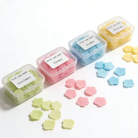 400pcs Portable Plant-Based Lemon Cleansing Hand Soap Sheets - Kid-Friendly, Moisturizing, Dry-Hand Lather, All-Body Use Cleanser for Outdoor Hiking, Travel, Camping