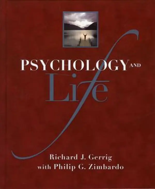 USED Book - Psychology and Life by Richard J. Gerrig (Hardcover) - english