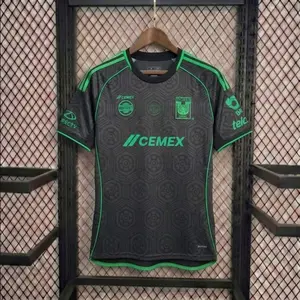 [Hot] - Tigres UANL 2025-26 Third Soccer Jersey - Full Print Logo