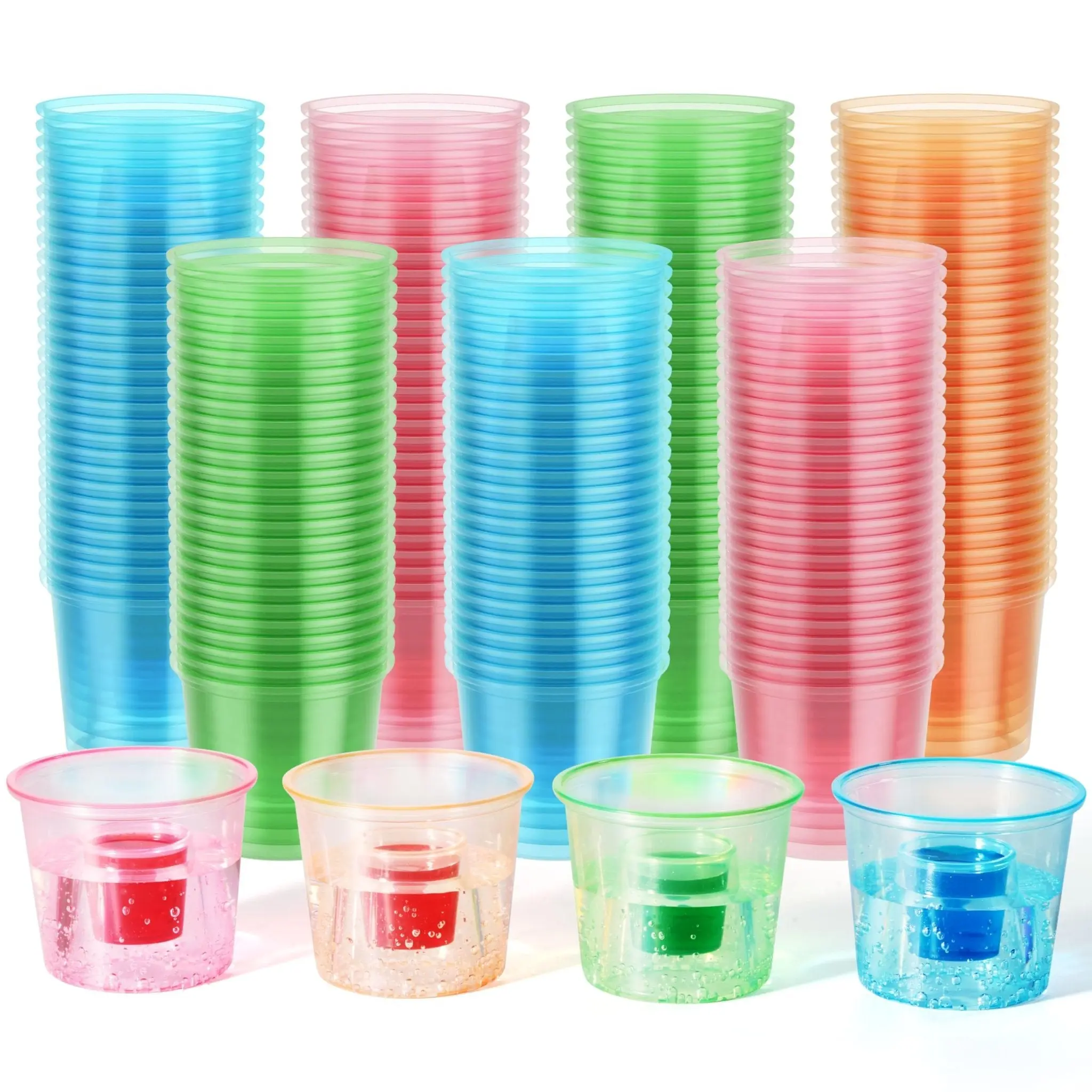 Jager Bomb Disposable Party Cups - 4oz Double Shot Glasses for Festive Home Supplies Use Jager Bomb Disposable Party Cups - 4oz Double Shot Glasses for Festive Home Supplies Use
