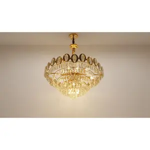 Imperial Cascade / The Oval Crown Crystal Chandelier