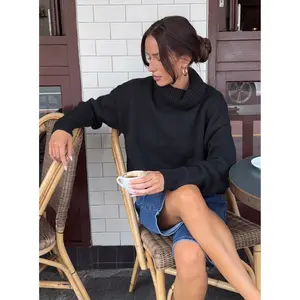 Oswin Turtleneck Sweater Black