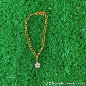 Sakura blossom charm bracelet