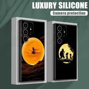 Anime Adventure Silhouette Phone Case, Luxury Silicone Cover with Full Camera Protection For Samsung Galaxy S26 S25 S24 S23 S22 S21 Ultra Plus FE