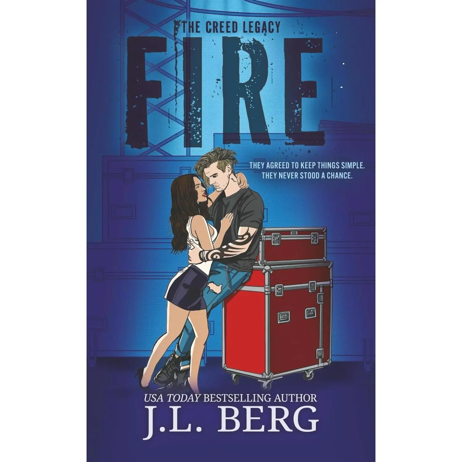 Fire: A Forced Proximity Rockstar Romance - Paperback