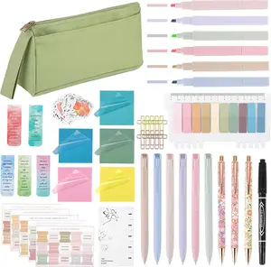 Bible Study Supplies, Bible Journaling Kit with No Bleed Bible Highlighters, Tabs, Pen Case, Bookmark, Bible Annotation kit and Bible stickers Bible Study Tools Gift