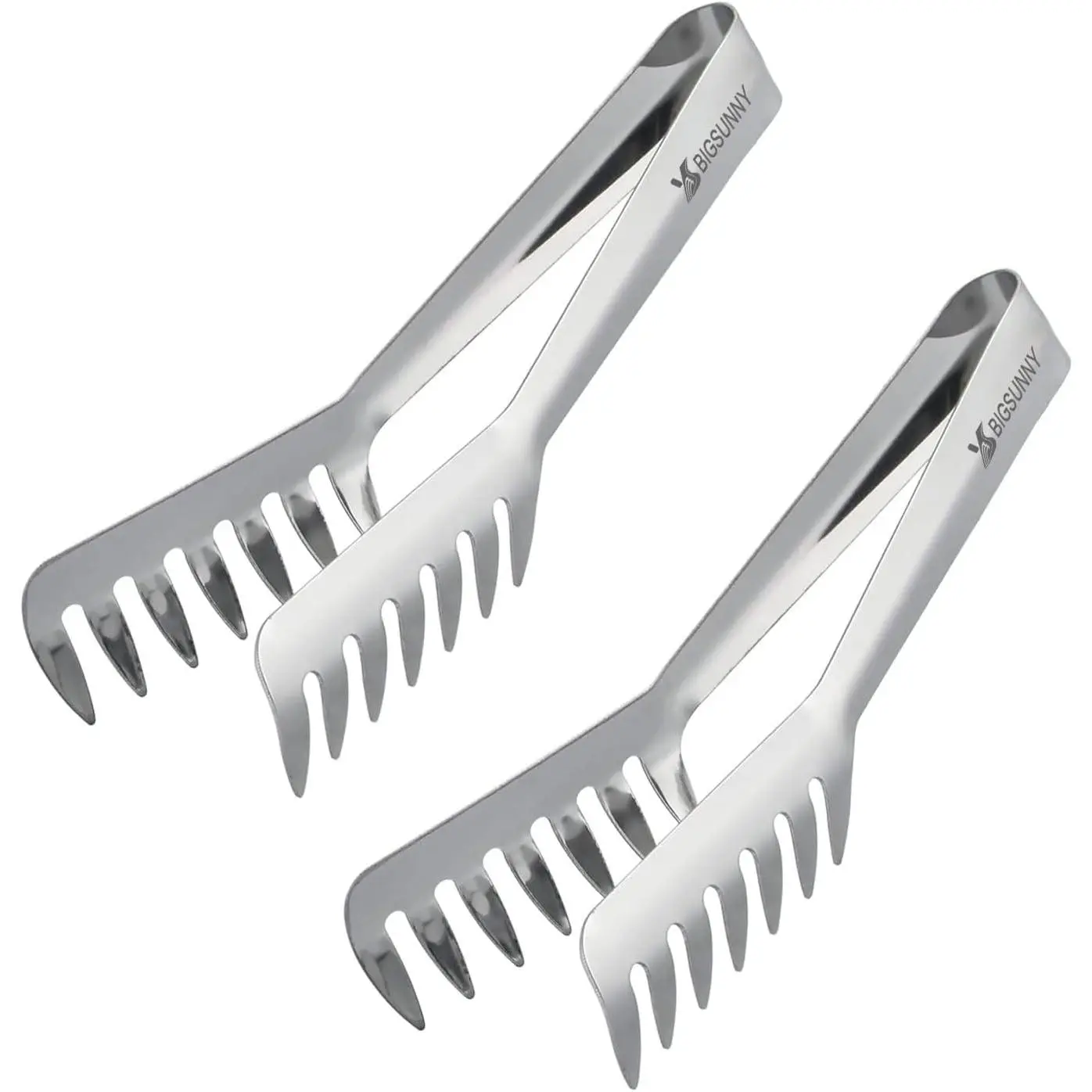 2 Pack Pasta Tong, Stainless Steel Food Tong Serving Tong, Spaghetti Tong